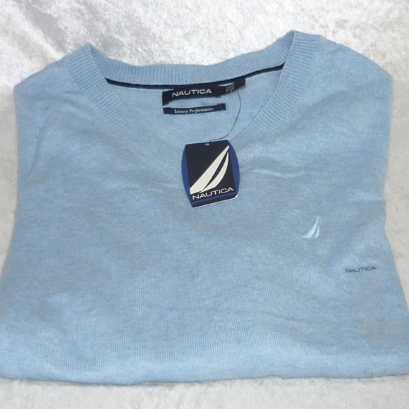 Men's Sweater Nautica V-Neck size XXL NEW - Picture 2 of 2
